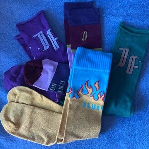 John Fluevog - Luxury Socks -4 pairs new wo tags - women‘s  (made in Portugal)